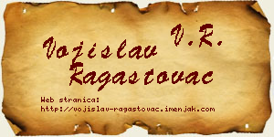 Vojislav Ragastovac vizit kartica